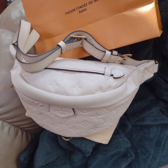 Louis Vuitton EMPRIENTE BUMBAG Créme Monogram Waist Crossbody 🤍 - Picture 1 of 16
